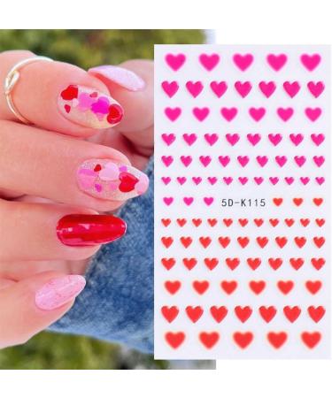 DIY Image Design Candy Flowers Love Heart 5D Geometric Animal Nail Stickers Embossed(5D-K113) - Buy Online on GoSupps.com