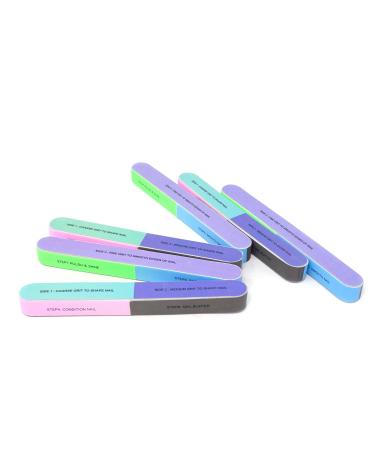 Honbay 6PCS Nail Art Tool Set - Nail File, Buffer & Manicure Cosmetic Kit - Buy Online on GoSupps.com