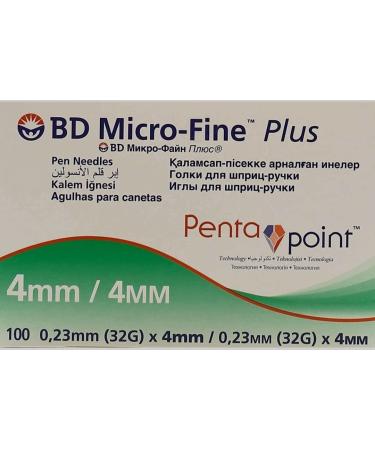 BD Micro-Fine Pen Needle - 32g - 0.23mm x 4mm - by BD Medical