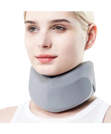 Neck Brace | Adjustable Soft Brace Wraps for Neck | Soft Neck Support Brace for Sleeping Aligns & Stabilizes Vertebrae Ensures Stability for Women & Men Gray L - Buy Online on GoSupps.com