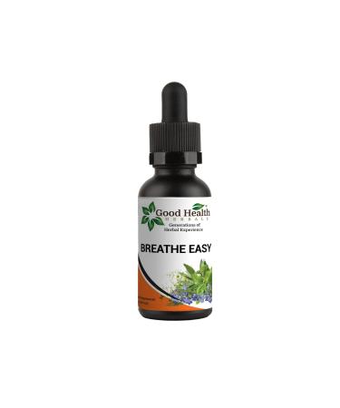 Good health Herbals Breathe Easy Herbal Extract (2 oz.) Helps Support Lungs and Respiratory System. 2 Fl Oz (Pack of 1)