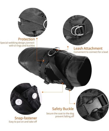 Eastlion Winter Dog Coat - Waterproof & Warm Vest for Small Dogs | Size XXS Red - Perfect Pet Clothing - Buy Online on GoSupps.com