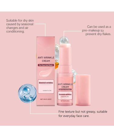  yxcully Collagen Anti Wrinkle Balm Stick - Moisturizing for Face Eyes and Neck Smoothes Fine Lines Improves Elasticity Quickly Penetrates Suitable for All Skin Types (2 Pcs) - Buy Online on GoSupps.com