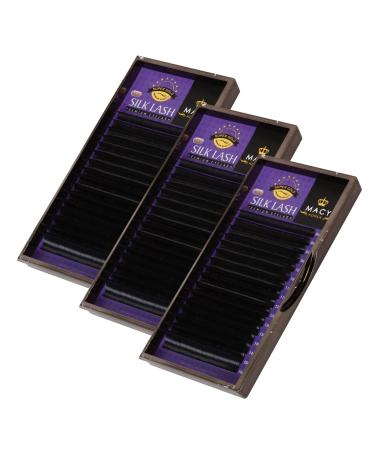 P-Beauty Silk Lashes | Professional Individual Eyelashes for Extensions | Curl D 0.15mm Thickness Length 7-14mm | Shop Internationally - Buy Online on GoSupps.com