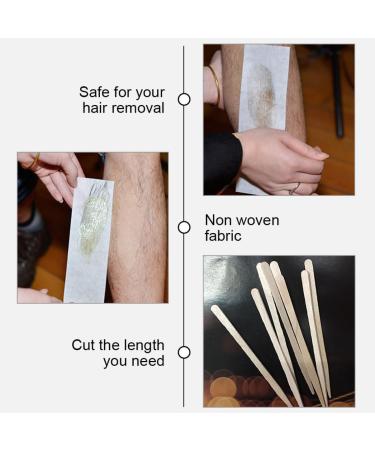 Minkissy Wax Strips for Hair Removal | Disposable Beeswax Body Waxing Set with Wet Wipes | Smooth Skin Solution - Buy Online on GoSupps.com