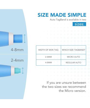 Skin Tag Remover Kit for Face & Body - Fast & Easy Removal Pen for 2mm-8mm Tags, Safe & Painless with 40 Bands & 10 Wipes - Buy Online on GoSupps.com