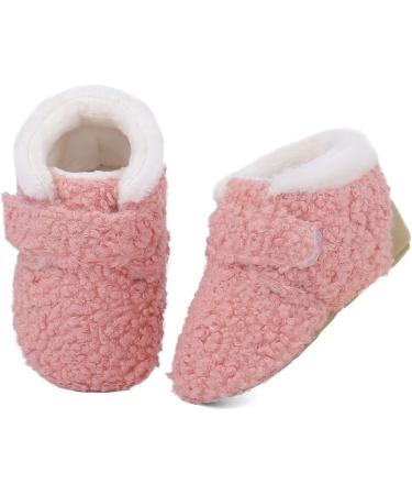Cheerful Mario Baby Winter Home Slippers in Pure Pink - Size 18-24 Months - Buy Online on GoSupps.com