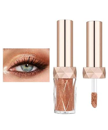 Liquid Eye Shadow Highly Pigmented Eye Makeup 6 Colors Long-Lasting Makeup for Eyeliner Highlight 04
