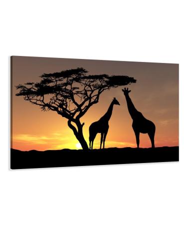 Visario 4034 Canvas Picture 80 x 60 cm Africa 31.5 x 23.62 inches Other