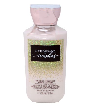 Bath & Body Works A Thousand Wishes 2019 Edition 24 hr Moisture Body Lotion with Shea Butter & Vitamin E 8 fl oz / 236 mL