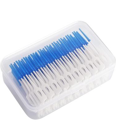 Interdental Brushes Silicone Cleaner - 160 Pack | Teeny Brushes for Food Debris | Refill Packs in Green - Buy Online on GoSupps.com