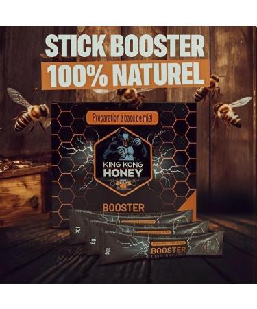 King Kong Honey: Boost your vitality and energy! Made in France. Pack of 3-6 - 9 Sticks (9 SACHETS) - Buy Online on GoSupps.com