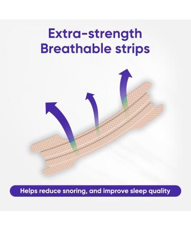 100Pcs Nasal Strips for Snoring - Anti Snoring Solution for Comfortable Sleep - Buy Online on GoSupps.com