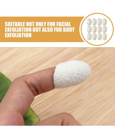 TOPBATHY Boules Nettoyantes Naturelles en Soie 20 Pi ces Exfoliantes Douces Visage et Corps pour Peau Sensible Soin Visage Quotidien Texture Fibreuse Ergonomique - Buy Online on GoSupps.com