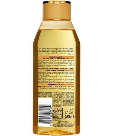 DESSANGE - Nutri-Lustrant M ches Lumi re Shampoo - Formula Enriched With Sunflower Seed Extracts & Protective UV Filter - Nourishes & Revives Shine - For Highlighted Hair - 250 ml - Buy Online on GoSupps.com