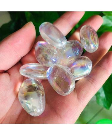 Natural Crystals and Stones 17mm-25mm Natural Spiritual Quartz Aura Crystal Stone Gravel 4pc for Decoration kaixun - Buy Online on GoSupps.com