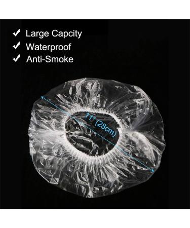Disposable Shower Cap XL - 100 Pack | Waterproof, Thick & Elastic Bath Caps for Women & Men - Perfect for Travel, Spa, Hotel & Home Use - Clear - Buy Online on GoSupps.com