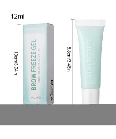  Qukoielly Eyebrow Makeup Gel - Natural Eyebrow Glue - Quick-Drying Natural Gel 12ml Waterproof with Brush for Parties Travel and Daily Use - Buy Online on GoSupps.com