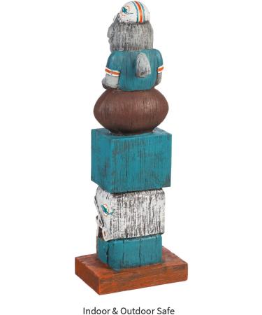 Buy Team Sports America NFL Miami Dolphins 16 Tiki Totem - Perfect NFL Decor for Fans - Fast International Shipping - Buy Online on GoSupps.com