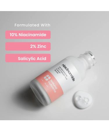Niacinamide Serum for Face | B-Boost 10% Niacinamide + 2% Zinc | Acne Treatment & Pore Reducer | Natural Outcome Skin Care - Buy Online on GoSupps.com