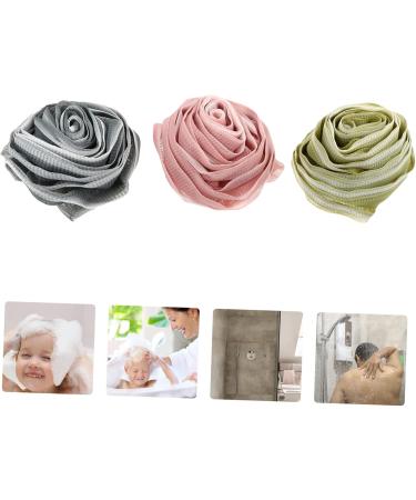 FRCOLOR Pack of 6 Rose Bath Ball Exfoliating Sponges - Loofah Bath Pouf for Women - Luxurious Shower Experience - Premium Body Wash Sponge Set - Buy Online on GoSupps.com