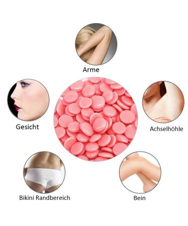 Justwax Wax Beans - Pink Hair Removal Wax Beads (100g) - Effective Waxing Solution for Smooth Skin - 1 Pack - Buy Online on GoSupps.com