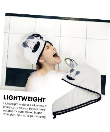 MAGICLULU 3 Pcs Coral Fleece Dry Hair Hat Women's White Quick Dry Turban Hat - Buy Online on GoSupps.com