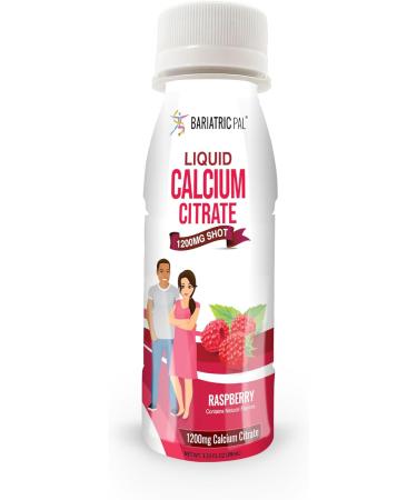 BariatricPal 1200mg Calcium Citrate Sugar-Free Liquid Shots - Raspberry (24-Pack) Raspberry 3.53 Fl Oz (Pack of 24) - Buy Online on GoSupps.com