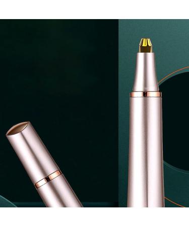 Nose Hair Trimmer & Eyebrow Razor - Professional Waterproof Ear & Nose Hair Remover | Easy Clean | Champagne Gold - Buy Online on GoSupps.com