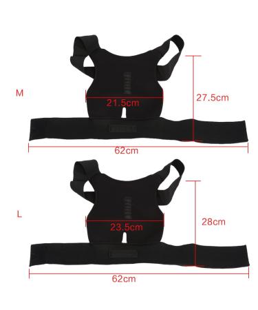 Yosoo Back Support Belt - Adjustable Posture Corrector Brace for Scoliosis & Back Pain Relief for Men & Women (M - Buy Online on GoSupps.com