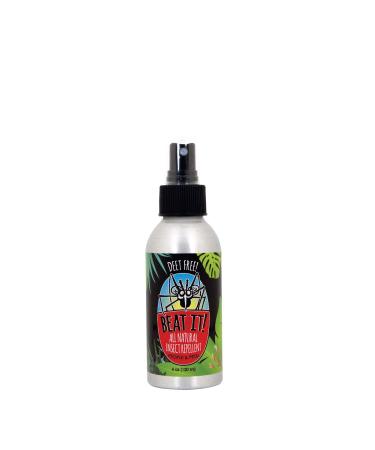 Beat IT! All Natural Deet-Free Insect Repellent (4 oz Aluminum Bottle)