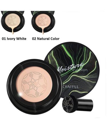 Oyria Mushroom Head Air Cushion CC Cream | BB Cream Concealer Foundation & Moisturizing Makeup Sponge for Effortless Natural Look - Buy Online on GoSupps.com