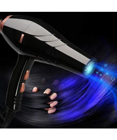 1800W Salon Hairdryer Professional Hair Dryer Ionic Hair Dryers with Diffuser Nozzles Set Fast Blow Dryer with 2 Speed 3 Heat Settings Constant Temperature Lightweight Suitable for Family Travel small - Buy Online on GoSupps.com