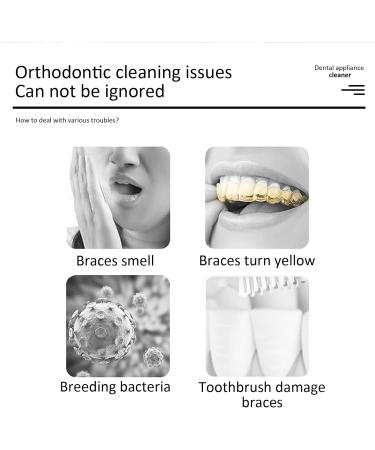  Mnozreo Mnozreo Retainer Mouthguard Cleaning Foam Mouthguard Cleaning Foam Whitening Foam for Mouthguards - Buy Online on GoSupps.com