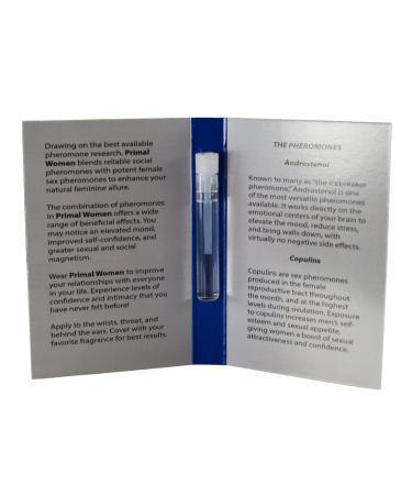Primal Women Mini - 1 ML Trial Size - Unscented Female Pheromones To Attract Men - Buy Online on GoSupps.com