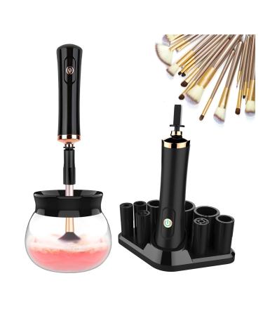 Makeup Brush Cleaners - Makeup brush cleaners and dryers - wash and dry quickly in seconds - suitable for most makeup brushes Black