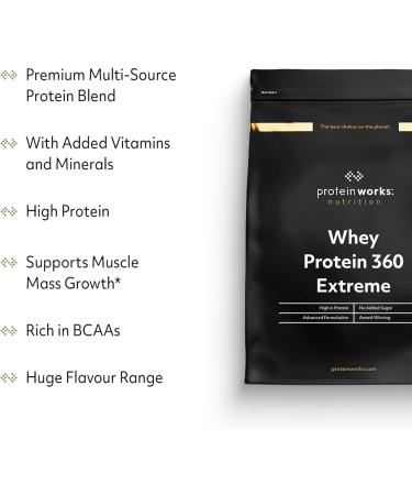 Buy Protein Works Whey Protein 360 Extreme - Chocolate Biscuit Dough 2.4kg | High Protein Glutamine Vitamins & Minerals | International Shipping Available - Buy Online on GoSupps.com