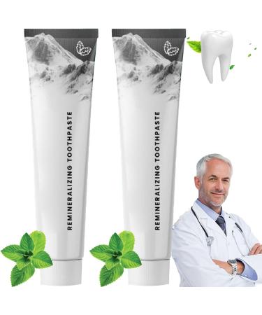 Toothpaste - Remineralizing Gum Toothpaste, Organic Mastic Mint Fresh Mouth & Teeth Cleaning (2 PCS)