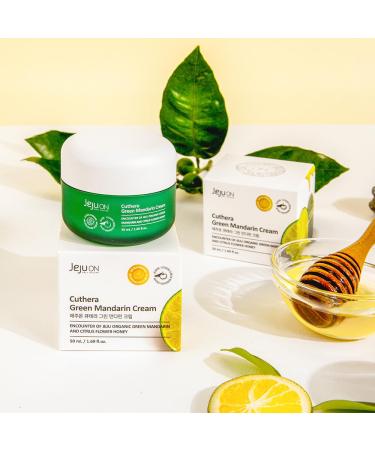 Cuthera Green Mandarin Moisturizing Cream | Hydrating & Soothing 1.69 Fl Oz | Sensitive Skin | Korean Beauty | Vitamin Rich Formula | Quick Absorption - Buy Online on GoSupps.com