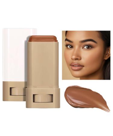 G n rique Stick Foundation Makeup Lightweight Rotating Concealer Skin Tone Eraser Natural Finish Longwear Beauty Balm for Women Daily Face Makeup Coverage More