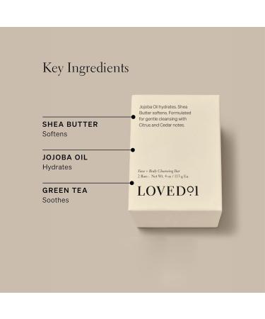 John Legend Skincare Face & Body Cleansing Bar - Soap-Free Gentle Moisturizing Cleanser with Shea Butter | 4 Bars (4 oz each) - Perfect for All Skin Types - Buy Online on GoSupps.com