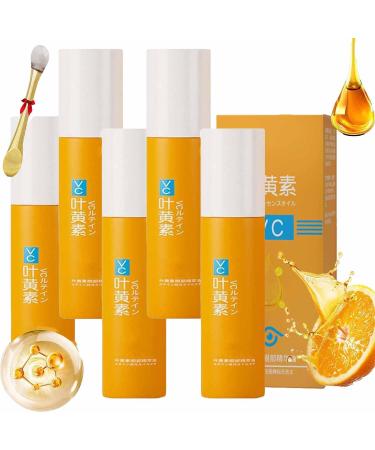 Vc Anti-Wrinkle Eye Essence Oil Lutein Eyes Essence Gel Firming Anti-Aging Improve Eyes Bags Dark Circles For Women Men (5Pcs C-030) C-030 0.4 ml (Lot de 20)