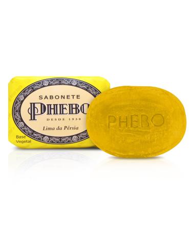 Phebo Linha Tradicional Sabonete em Barra de Glicerina Lima da Persia 90 Gr Classic Collection - Persian Lime Glycerin Bar Soap Net 3.17 Oz