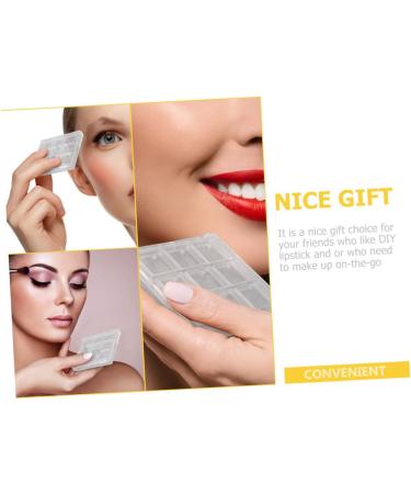 Housoutil Lip 3pcs Boxes Eye Shadow Box Empty Eyeshadow Containers Makeup Storage Case Lipstick Loose Powder Makeup Pallets - Buy Online on GoSupps.com