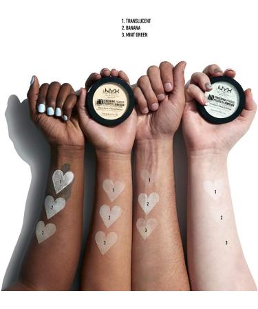 NYX High Definition Finishing Powder in Mint Green 03 - Vegan Formula, Oil Absorbing Matte Finish - Buy Online on GoSupps.com