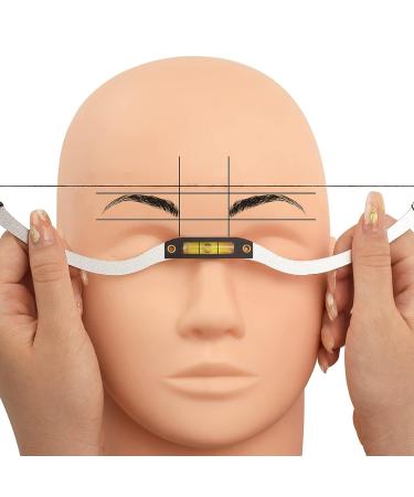 ATOMUS Eyebrow Tattoo Bow Mapper Set - Microblading Metal Brow Drawing Ruler Marker Tool Kit (Silver) - Buy Online on GoSupps.com