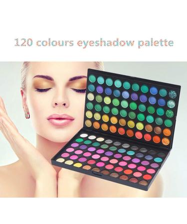 Bold & Brilliant Eyeshadow Palette - Vivid Makeup Kit Set (120-4) for Stunning International Shipping - Buy Online on GoSupps.com