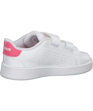 adidas Kids Advantage Cf I Sneaker - Child Size 5.5 UK - White/Rose/Black - Buy Online on GoSupps.com