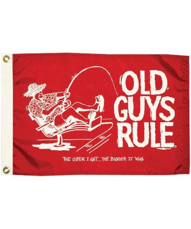 Taylor Made Products 5636 Old Guys Rule the Older I Get Flag