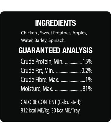 Cesar Simply Crafted Adult Wet Dog Food Chicken Sweet Potato Apple Barley & Spinach 37g Pack of 10 - Buy Online on GoSupps.com
